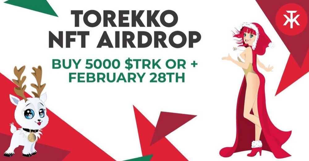 Torekko Launched First NFTs Collection Give Away Via Airdrop