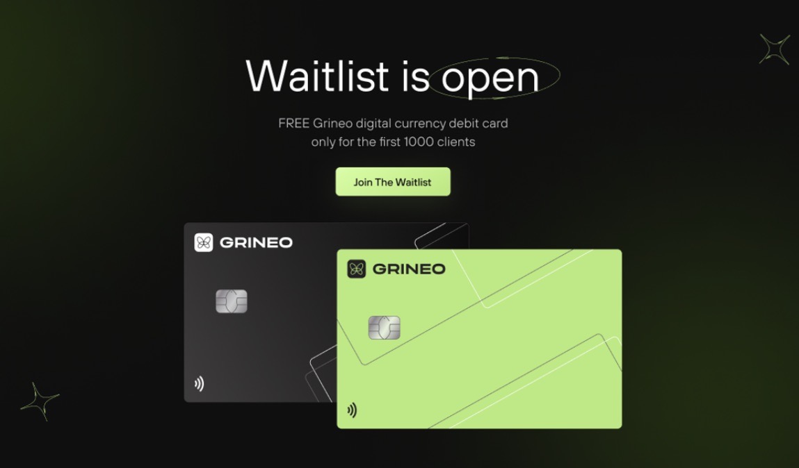 GrineoPay, a Digital Currency Payment Services Company, Has Opened a Waitlist for Its New Debit Card