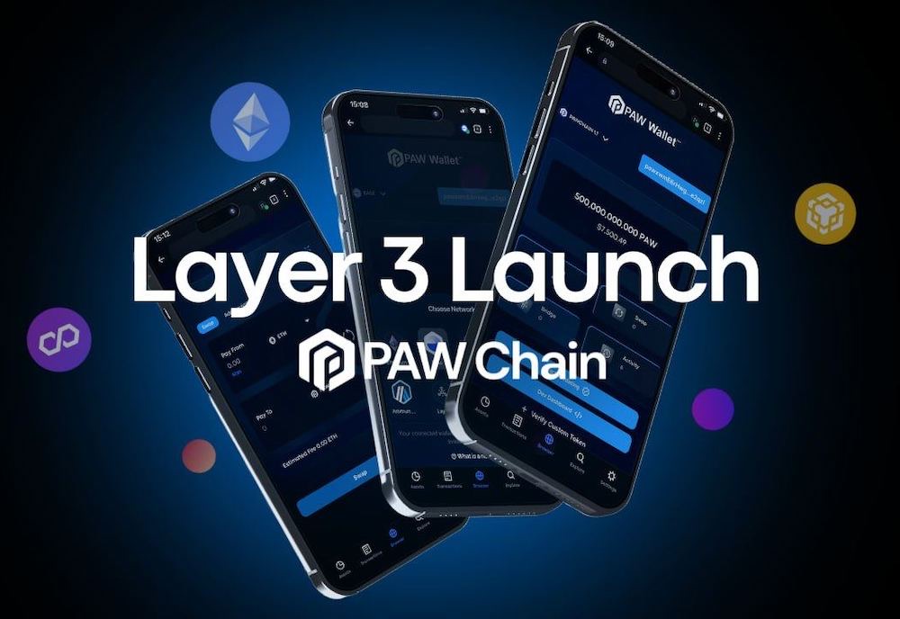 Groundbreaking Launch: PAW Chain Unveils the World’s First Layer 3 Centric Blockchain