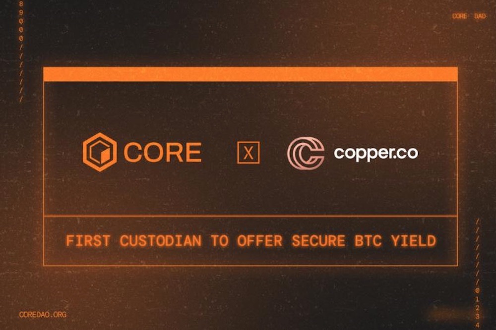 Copper Becomes First Custodian to Offer Secure BTC Yield with Core’s Integration of BTC Staking